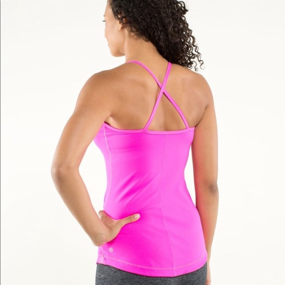 EUC Lululemon Fuchsia Limited Edition Atma Tank Top size 6 - Picture 5 of 5